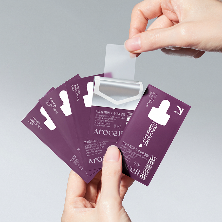 Hyaluronic Derma Film tratamiento de líneas de expresión focalizada | 10 pzs