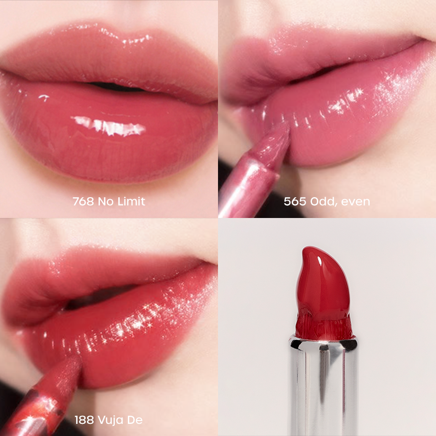 Tinta para labios Oddtype Unseen Mirror Tint con acabado brillante e hidratante.