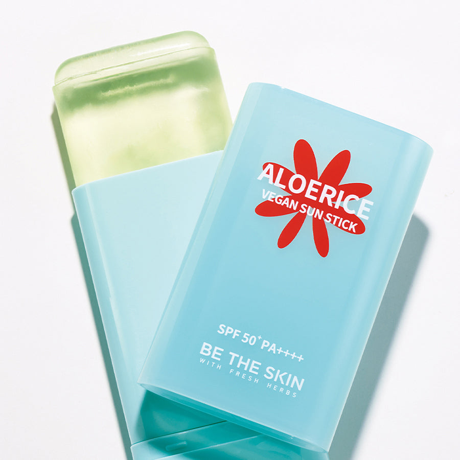Aloerice Vegan Sun Stick SPF 50+, PA++++ | Aloe, arroz, centella