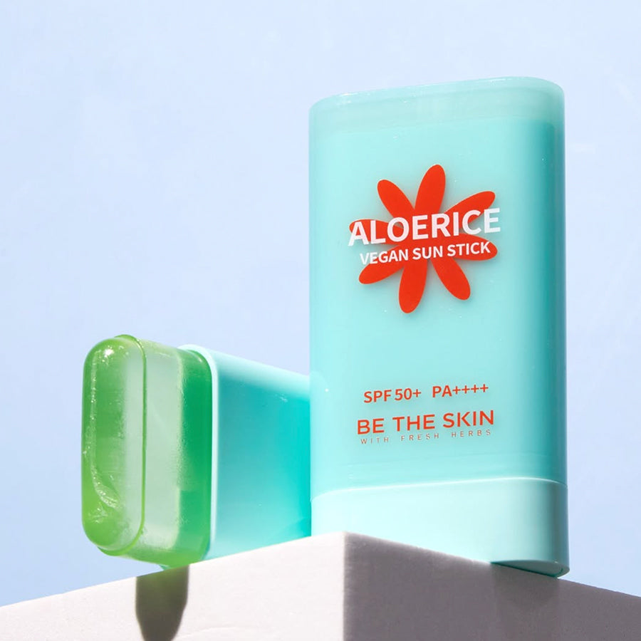 Aloerice Vegan Sun Stick SPF 50+, PA++++ | Aloe, arroz, centella