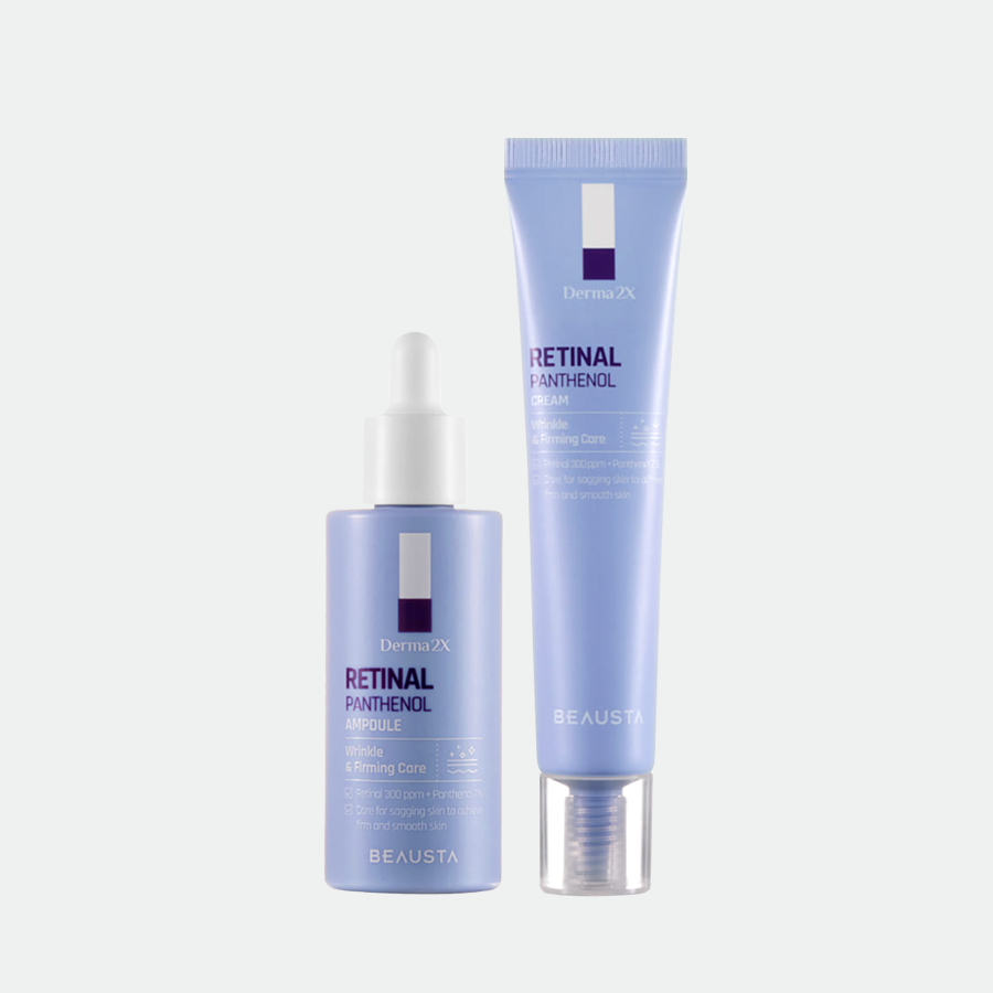 Derma 2X Retinal Panthenol Set | Ampoule + Cream (2 pzs)