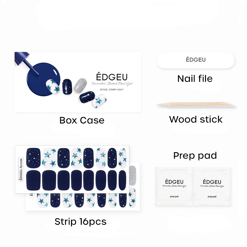 Perfect Gel Nail Wraps | 7 tonos (No se requiere LED)