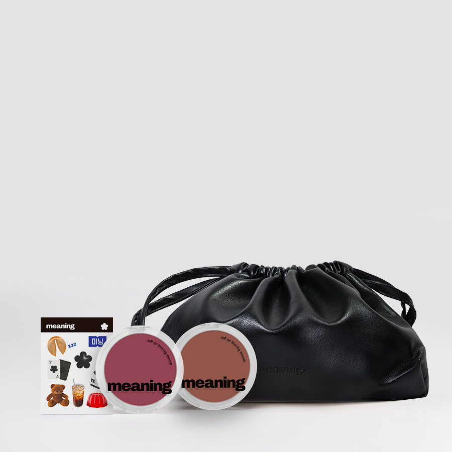 Soft Air Blurring Set | 2 blushes + pouch + stickers