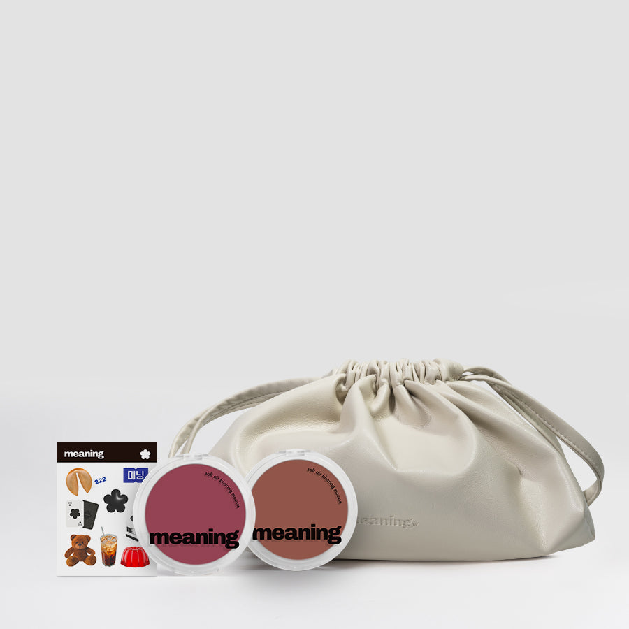 Soft Air Blurring Set | 2 blushes + pouch + stickers