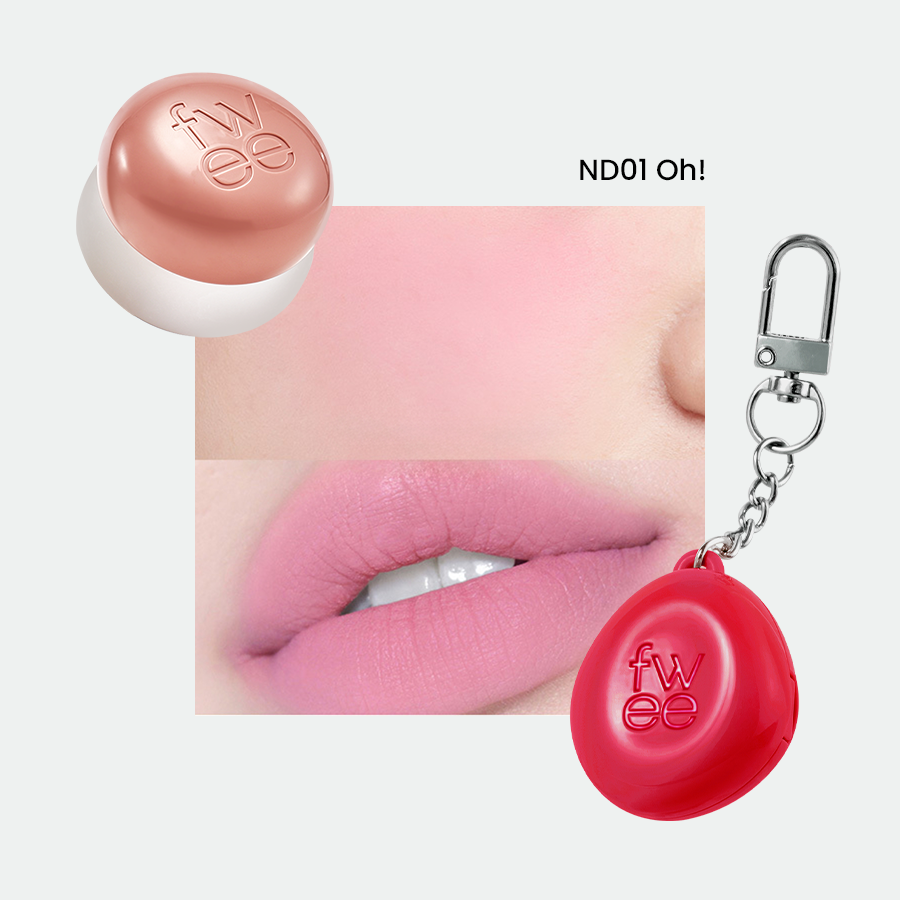 Lip & Cheek Blurry Pudding Pot + Keyring