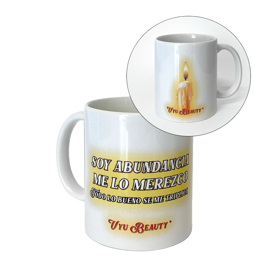 Taza 'Soy Abundancia'