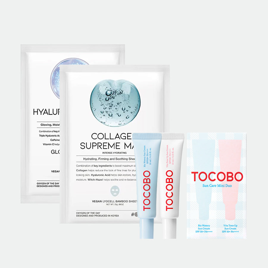 Kit Glow on the Go | SPF + Mascarillas