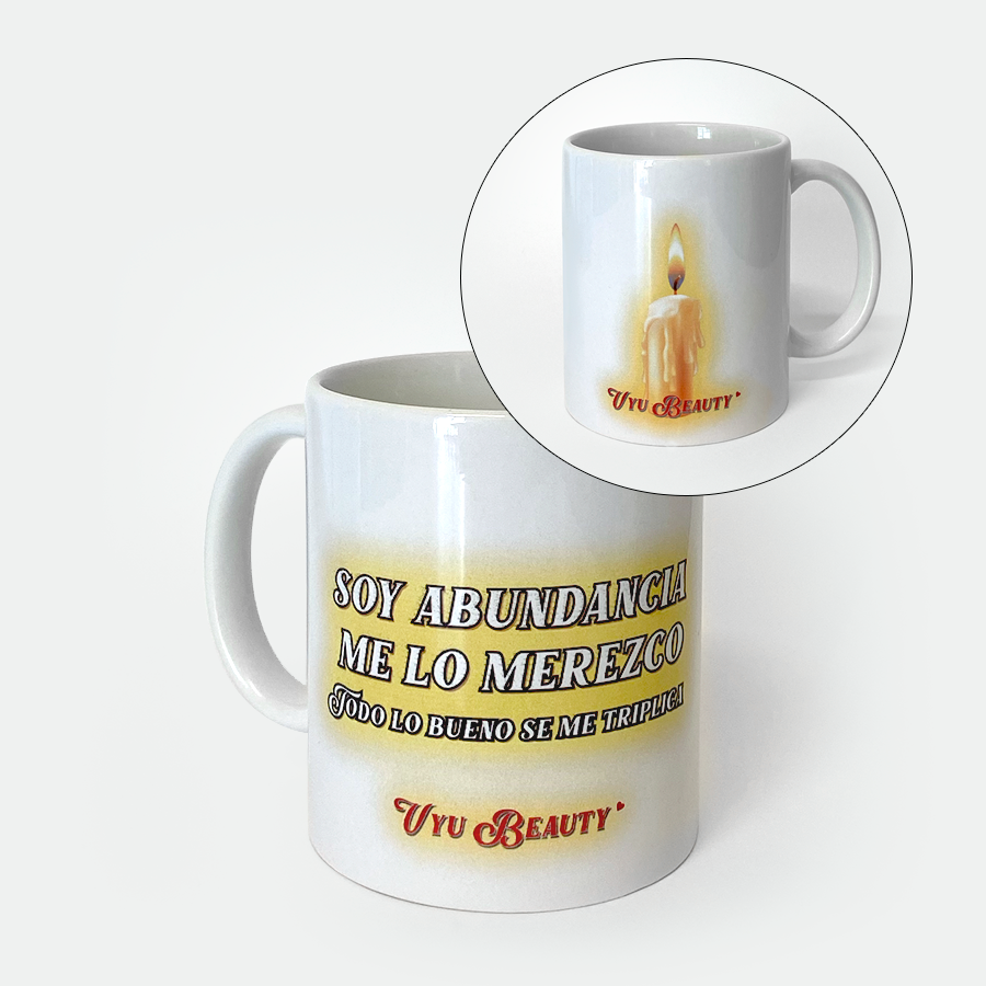 Taza 'Soy Abundancia'
