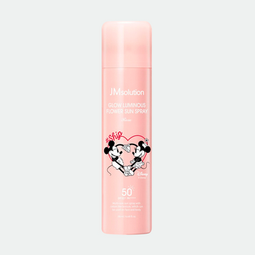Glow Luminous Flower Sun Spray Rose SPF50+ PA++++ | Mickey & Minnie