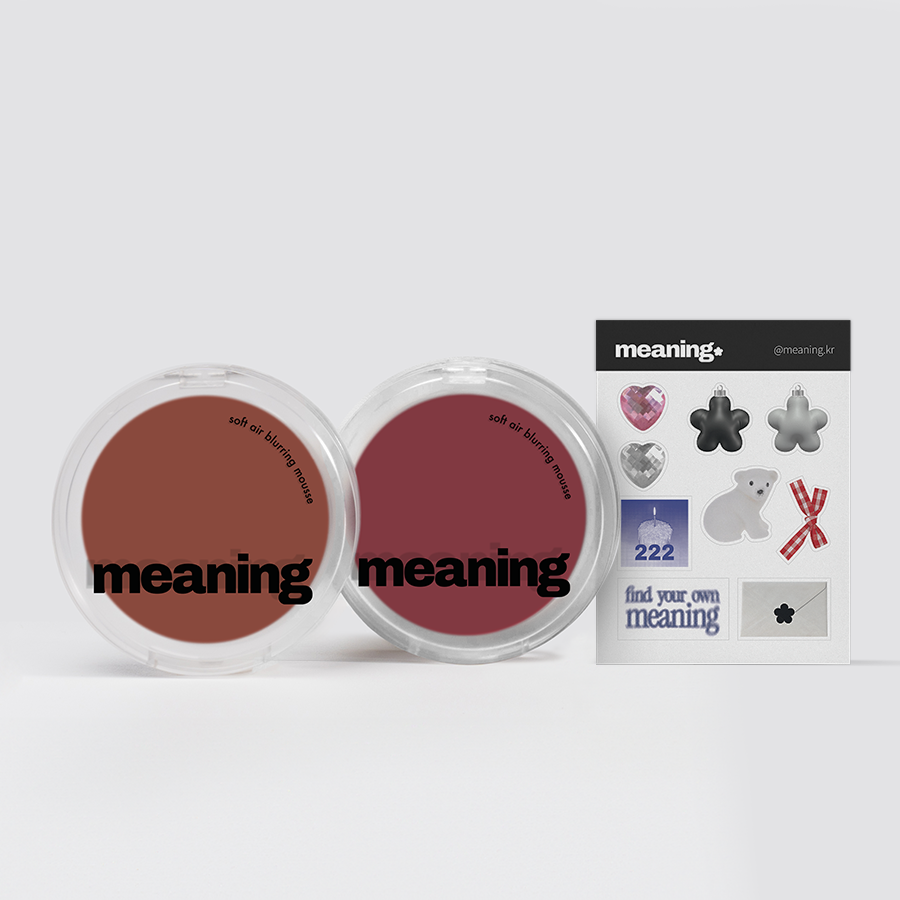 Soft Air Blurring Mousse Duo | 2 tonos + stickers