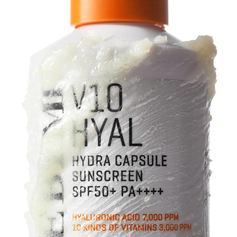 V10 Hyal Hydra Capsule Sunscreen SPF50 PA++++ | Ácido hialurónico