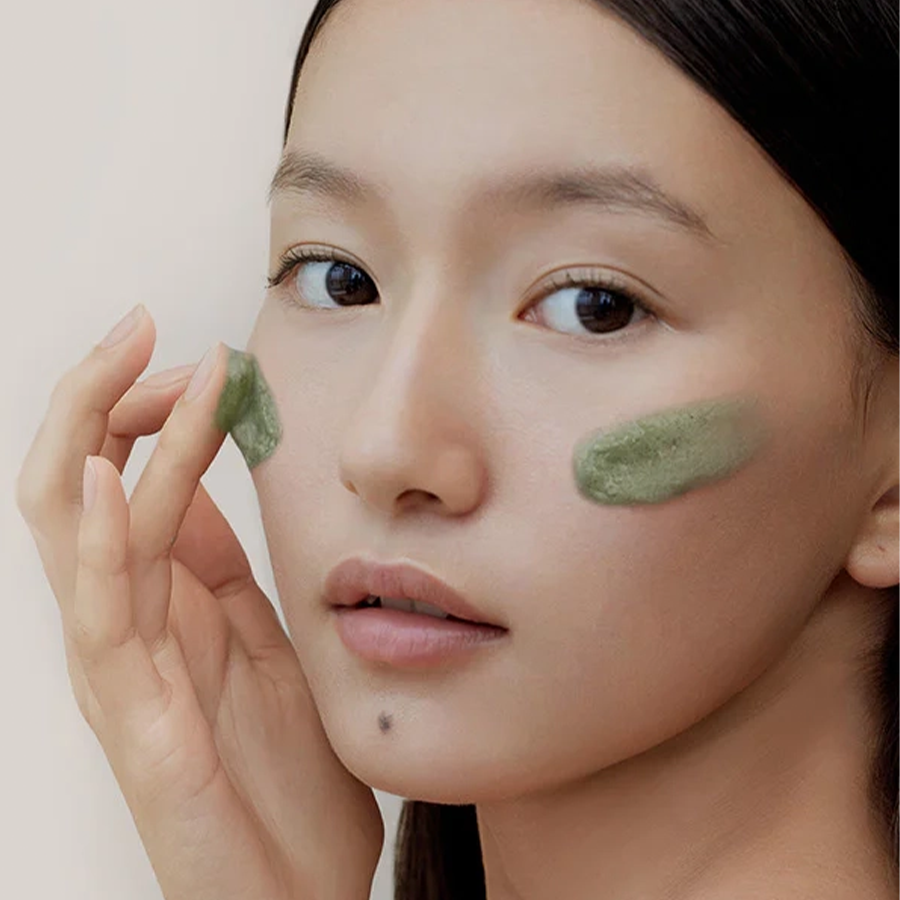 Green Tea + LHA Deep Pore Rice Cake Cleanser