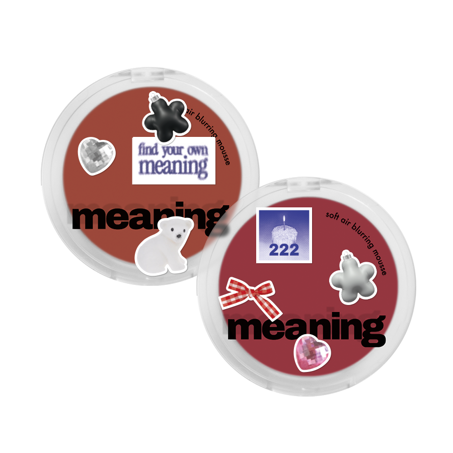 Soft Air Blurring Mousse Duo | 2 tonos + stickers