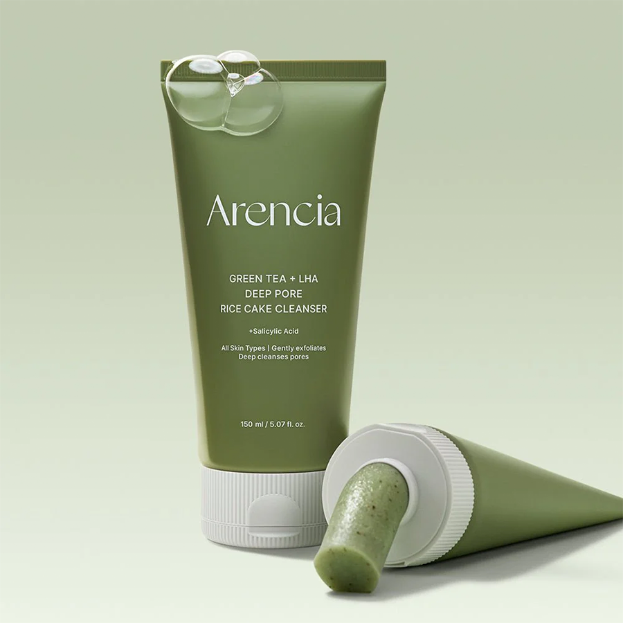 Green Tea + LHA Deep Pore Rice Cake Cleanser