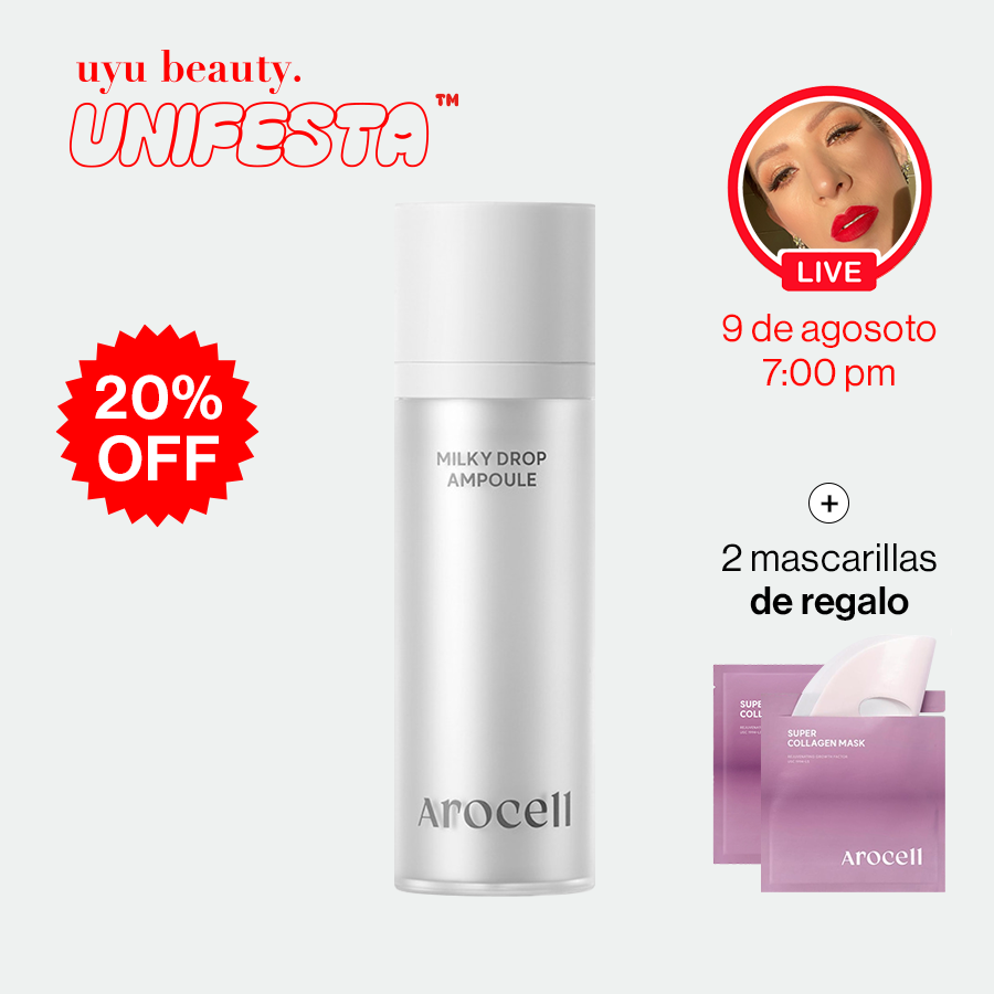 Milky Drop Finish Ampoule (ácido tranexámico, exosomas de leche, niacinamida)