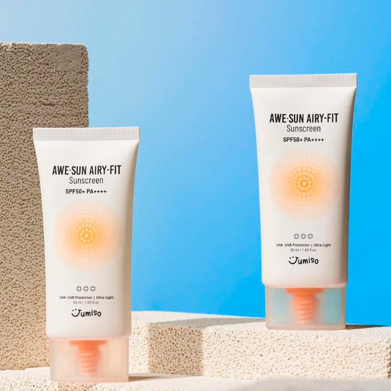 Awe-Sun Airy-Fit Sunscreen SPF 50+ PA++++ | Unifica el tono
