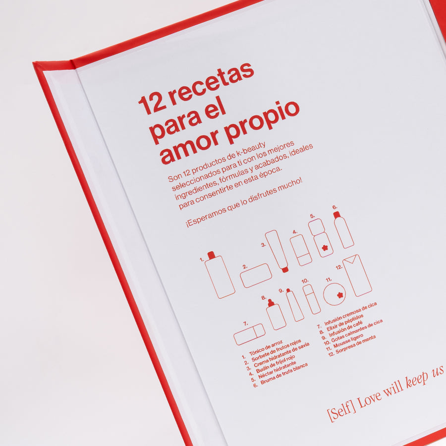 Calendario de Adviento 12 secret recipes for [self] love | 12 full size