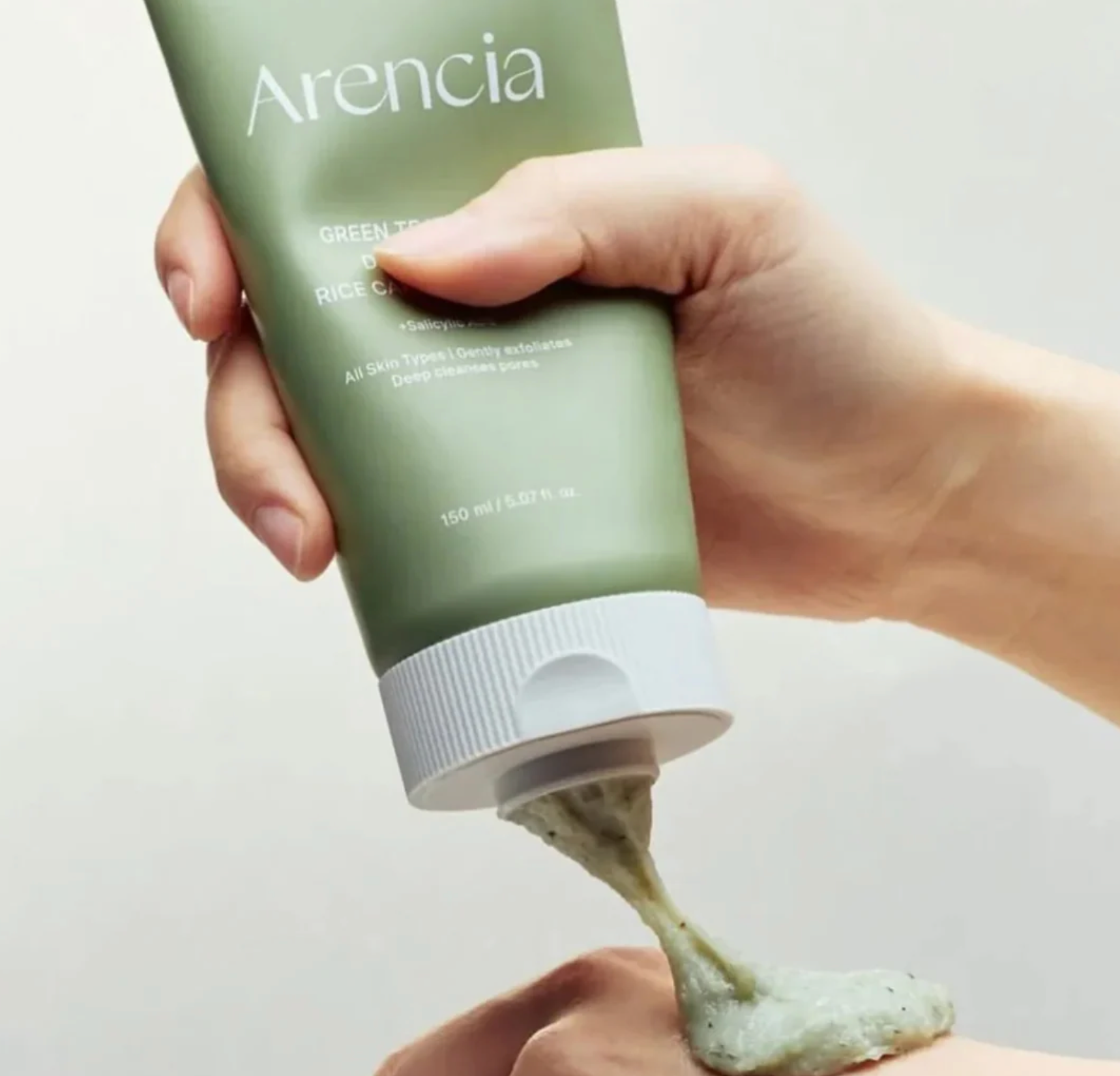 Green Tea + LHA Deep Pore Rice Cake Cleanser