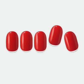 Signal Red | Tiras de gel para uñas (Tono rojo)