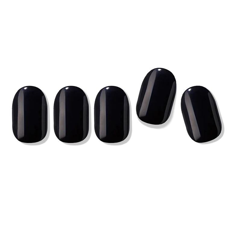 Extreme Black | Tiras de gel para uñas (Negro)