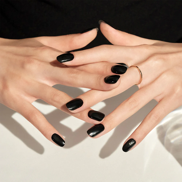 Extreme Black | Tiras de gel para uñas (Negro)