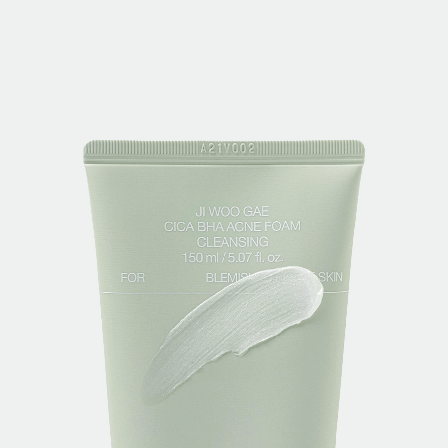 Ji Woo Gae Cica BHA Acne Foam Cleansing | Centella asiática y ácido salicílico