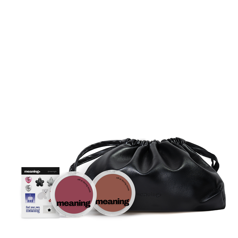 Soft Air Blurring Set | 2 blushes + pouch + stickers