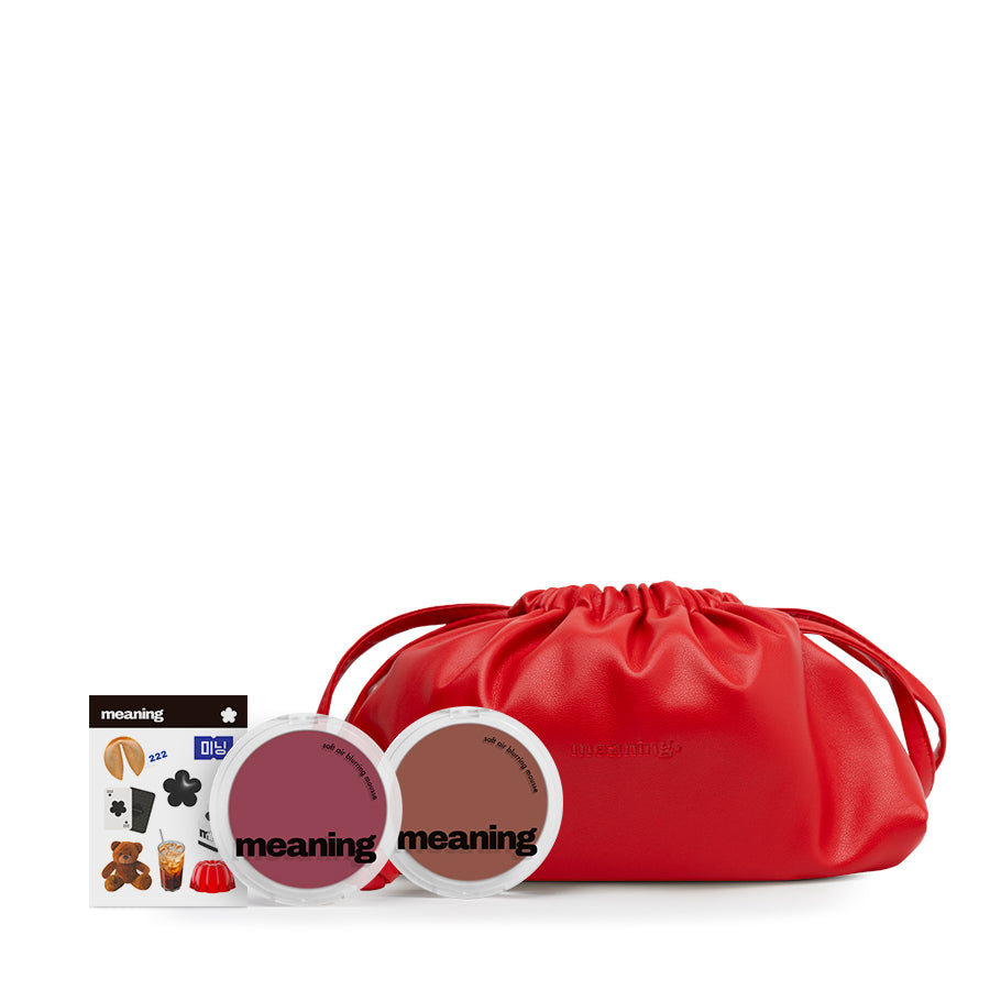 Soft Air Blurring Set | 2 blushes + pouch + stickers