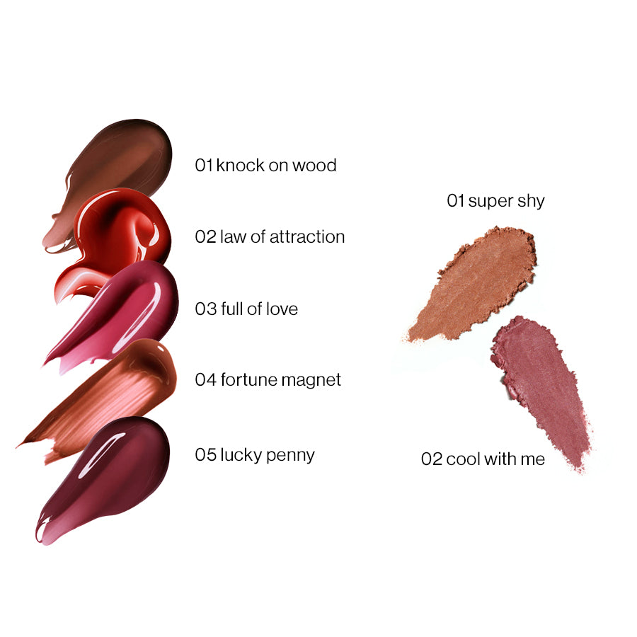 Lips & Cheeks by meaning (Soft Air Blurring Mousse + Hydro Lip Tint)