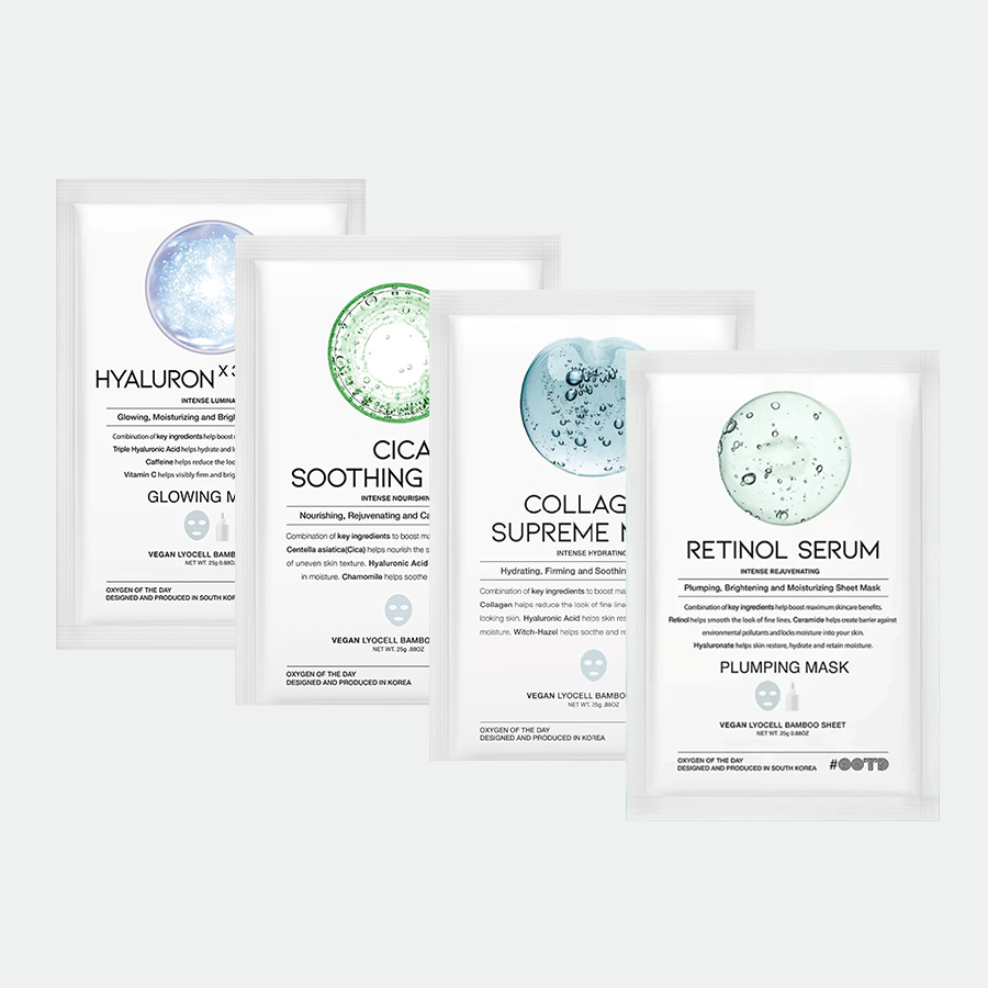 OOTD Mask Pack | 4 mascarillas