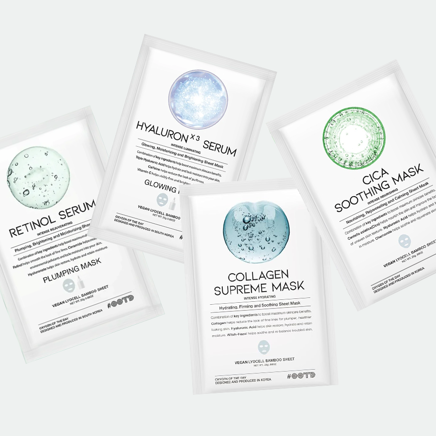 OOTD Mask Pack | 4 mascarillas