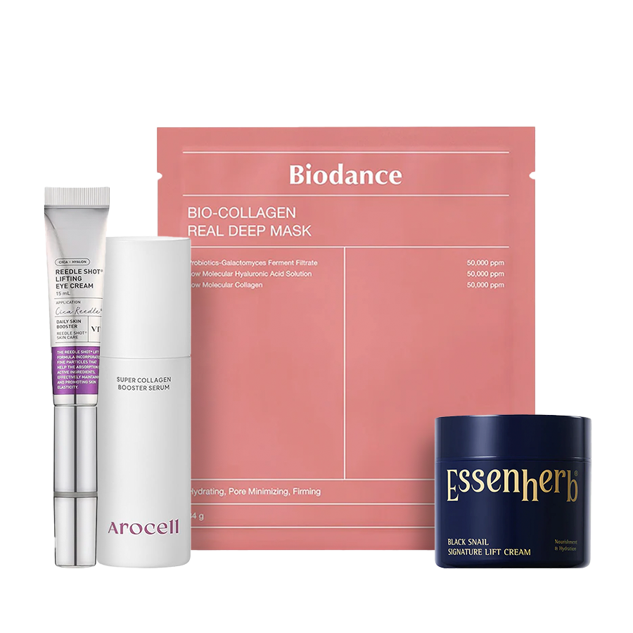 Kit Power Firming - Retinol+Colágeno+Mucina | 4 pzs