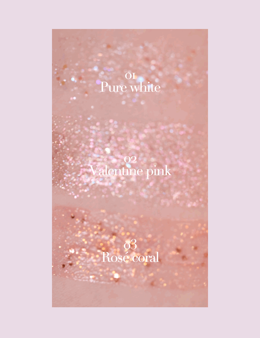 Champagne Eye Glitter #02 Valentine Pink