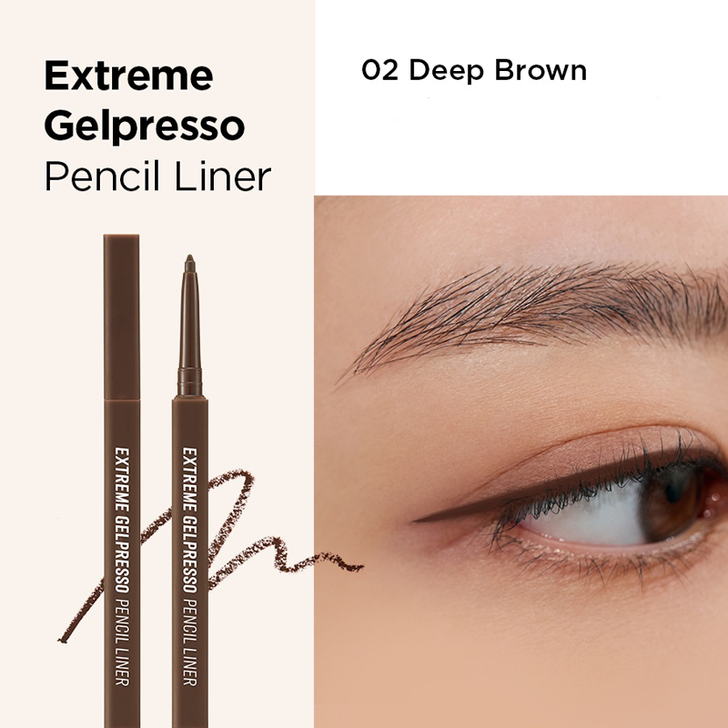 Extreme Gelpresso Pencil Liner #002 Deep Brown